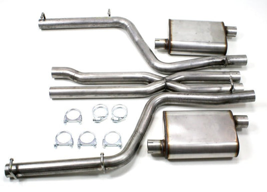 JBA - JBA 11-14 Chrysler/Dodge Cars 5.7L 409SS Dual Rear Exit Cat-Back Exhaust - Demon Performance
