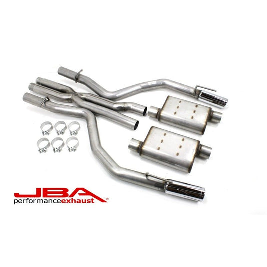 JBA - JBA 15-20 Dodge Charger SRT8 & Hellcat 6.2/6.4L 409SS Dual Rear Exit Cat-Back Exhaust - Demon Performance