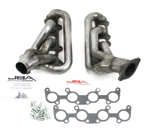 JBA - JBA 15 - 20 Ford Mustang 5.0L Coyote 1 - 3/4in Primary Raw 409SS Cat4Ward Header - Demon Performance