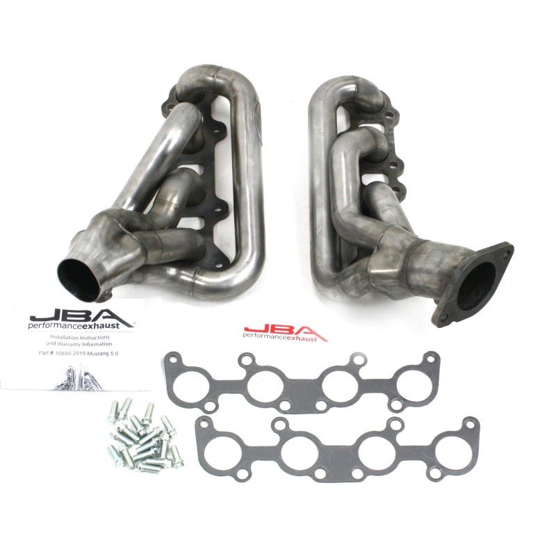 JBA - JBA 15 - 20 Ford Mustang 5.0L Coyote 1 - 3/4in Primary Raw 409SS Cat4Ward Header - Demon Performance