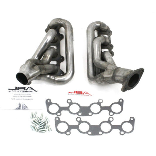 JBA - JBA 15 - 20 Ford Mustang 5.0L Coyote 1 - 3/4in Primary Raw 409SS Cat4Ward Header - Demon Performance