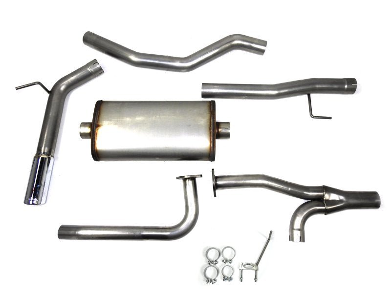 JBA - JBA 16 - 20 Nissan Titan XD (Excl Long Bed) 5.6L 409SS Single Rear Exit Cat - Back Exhaust - Demon Performance