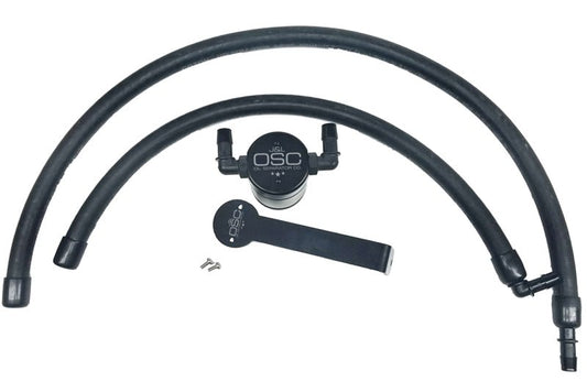 J&L - J&L 09 - 18 Ram 1500 5.7L Passenger Side Oil Separator 3.0 - Black Anodized - Demon Performance