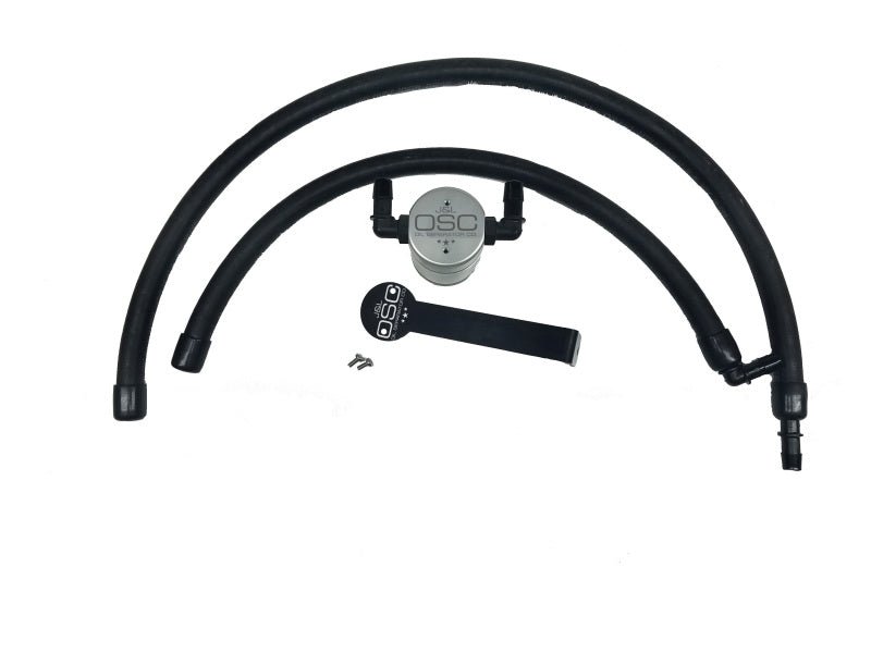 J&L - J&L 09 - 18 Ram 1500 5.7L Passenger Side Oil Separator 3.0 - Clear Anodized - Demon Performance