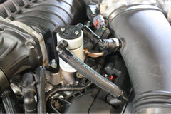 J&L - J&L 11 - 17 Ford Mustang GT (w/Roush/VMP Supercharger) Driver Side Oil Separator 3.0 - Clear Anodized - Demon Performance