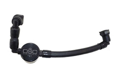 J&L - J&L 11 - 17 Ford Mustang V6 Passenger Side Oil Separator 3.0 V2 - Black Anodized - Demon Performance