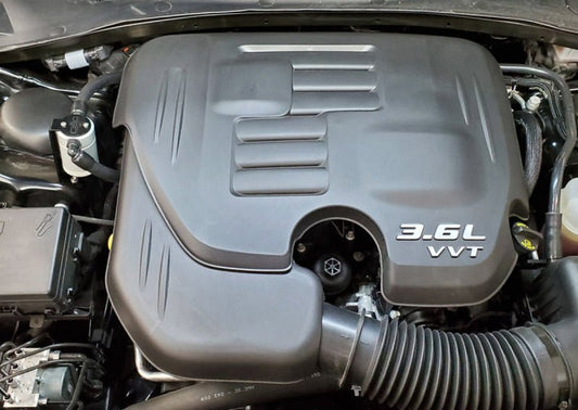 J&L - J&L 11 - 23 3.6L V6 Dodge Charger/Challenger/Chrysler 300C Oil Separator 3.0 - Clear Anodized - Demon Performance