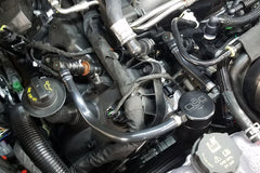 J&L - J&L 2018 - 2023 Ford Mustang GT Passenger Side Oil Separator 3.0 - Black Anodized - Demon Performance