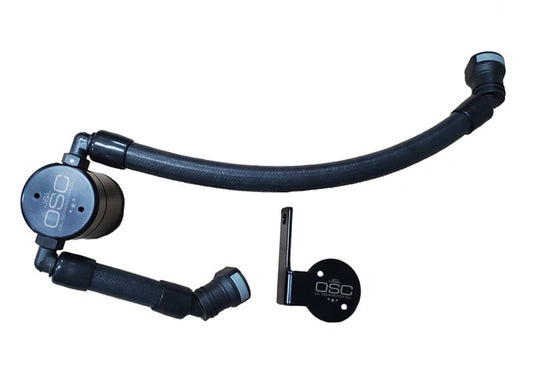 J&L - J&L 2020 - 2022 Ford Mustang GT500 Passenger Side Oil Separator 3.0 - Black Anodized - Demon Performance