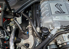 J&L - J&L 2020 - 2022 Ford Mustang GT500 Passenger Side Oil Separator 3.0 - Clear Anodized - Demon Performance