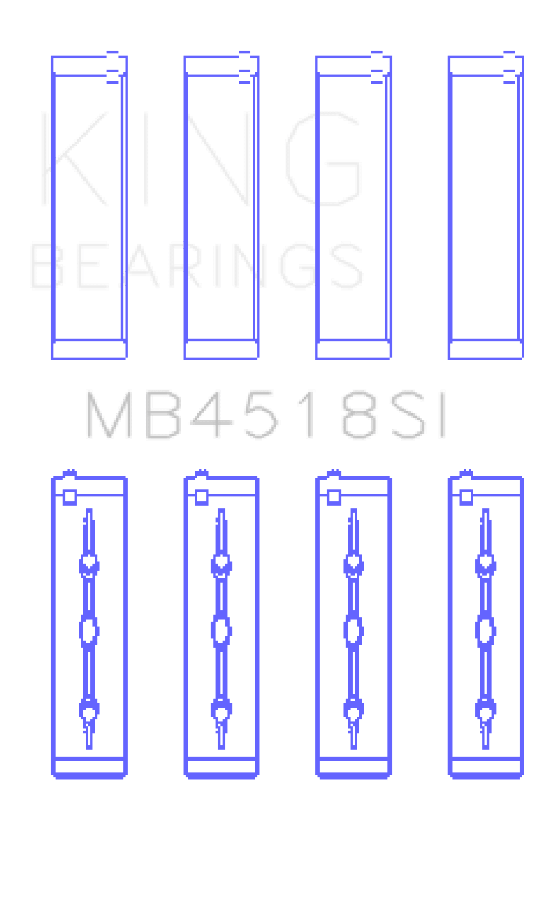 King Engine Bearings - King 11 - 20 Chrysler 300 / Dodge Grand Caravan (Size STD) Main Bearing Set - Demon Performance