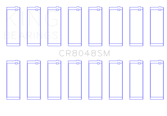 King Engine Bearings - King Chrysler V8 / 5.7L / 6.1L / 6.4L Hemi Standard Rod Bearing Set (O/S Housing +.002in) - Demon Performance