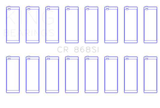 King Engine Bearings - King Ford 281CI/302CI/330CI 4.6L/5.0L/5.4L V8 (Size STD) Rod Bearing Set - Demon Performance