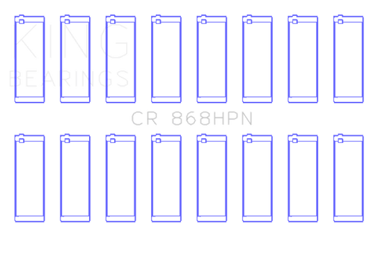 King Engine Bearings - King Ford Prod V8 4.6L/5.4L (Size STD) Performance Rod Bearing Set - Demon Performance