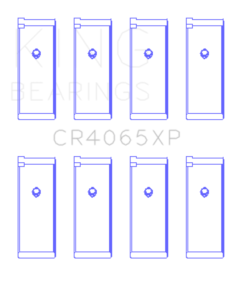 King Engine Bearings - King Nissan KA - 24DE (Size STD) Performance Rod Bearing Set - Demon Performance