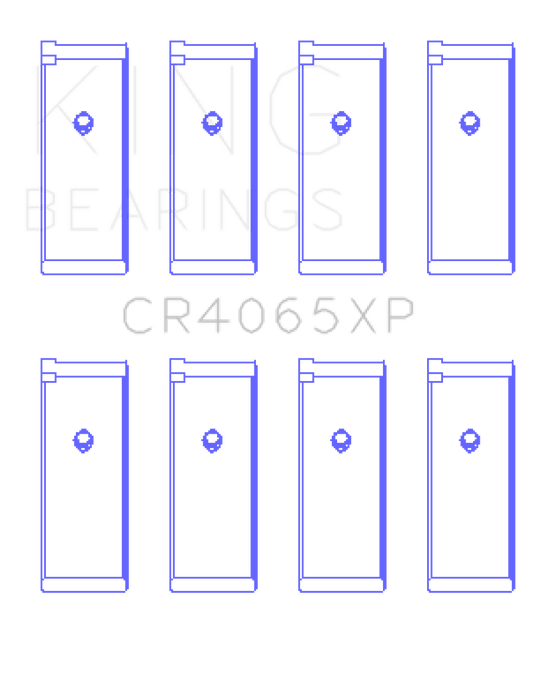 King Engine Bearings - King Nissan KA - 24DE (Size STD) Performance Rod Bearing Set - Demon Performance