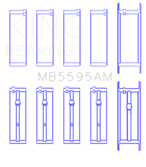 King Engine Bearings - King Nissan KA - 24E (Size STD) Main Bearing Set - Demon Performance