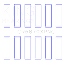 King Engine Bearings - King Nissan VR38DETT (Size STDX) pMaxKote Performance Con Rod Bearing Set - Demon Performance