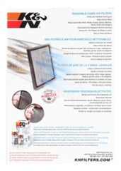 K&N Engineering - K&N 04 - 15 Nissan Titan 5.6L V8 F/I Cabin Air Filter - Demon Performance