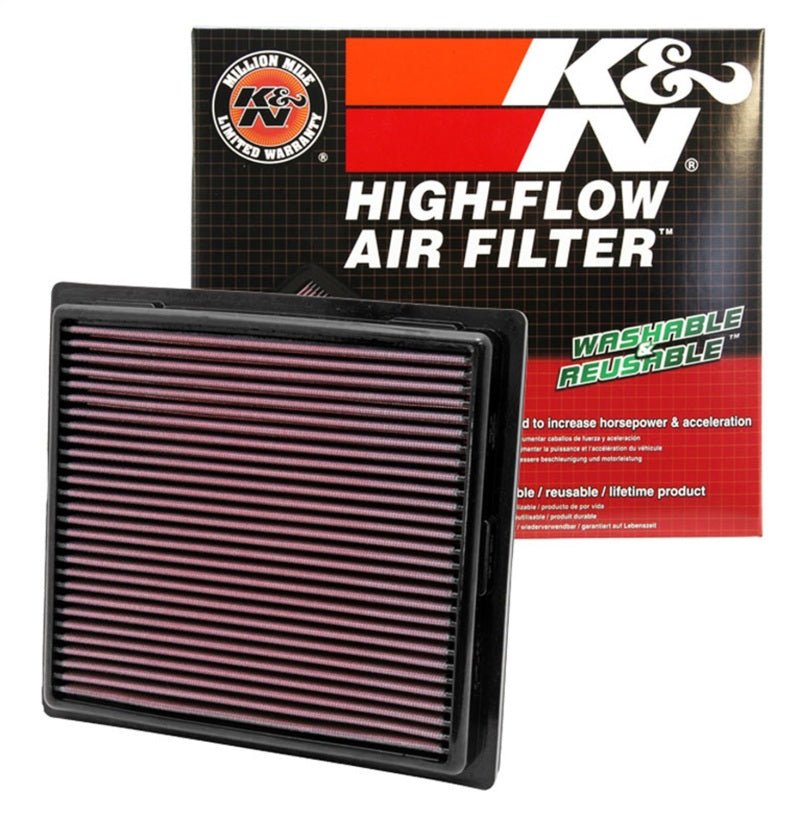 K&N Engineering - K&N 11 Jeep Grand Cherokee / 11 Dodge Durango Replacement Panel Air Filter - Demon Performance