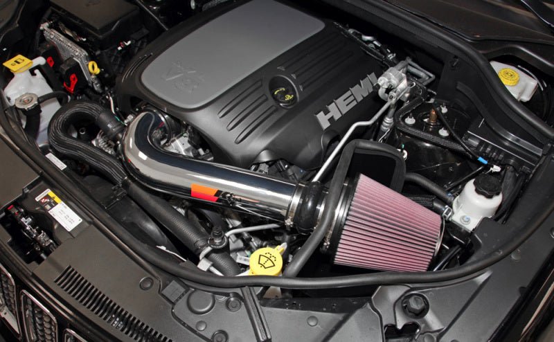 K&N Engineering - K&N 11 Jeep Grand Cherokee 5.7L V8 / 11 Dodge Durango 5.7L V8 High Flow Performance Intake Kit - Demon Performance