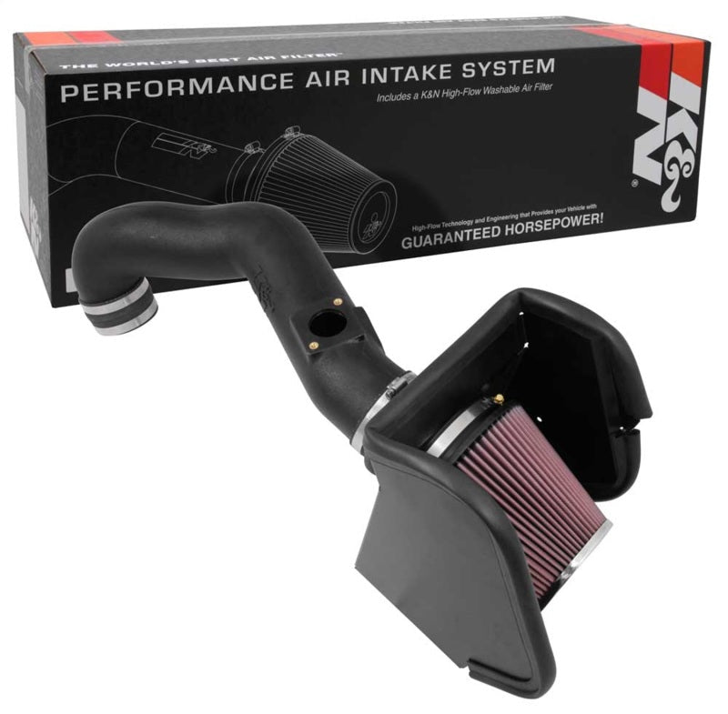 K&N Engineering - K&N 16 - 17 Nissan Titan XD V8 - 5.0L DSL 63 Series Aircharger Performance Intake - Demon Performance