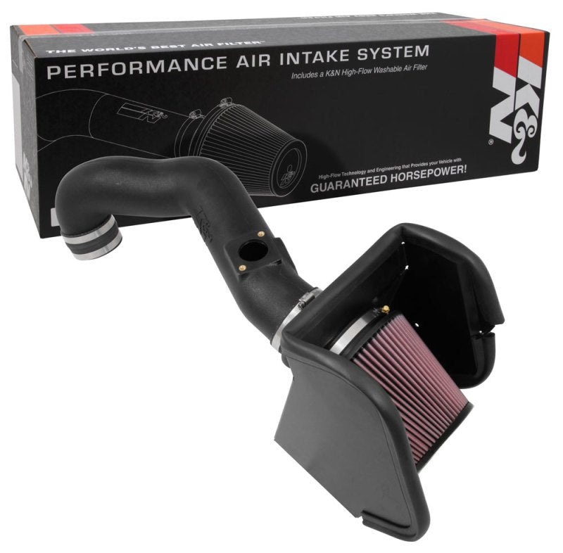 K&N Engineering - K&N 16 - 17 Nissan Titan XD V8 - 5.0L DSL 63 Series Aircharger Performance Intake - Demon Performance