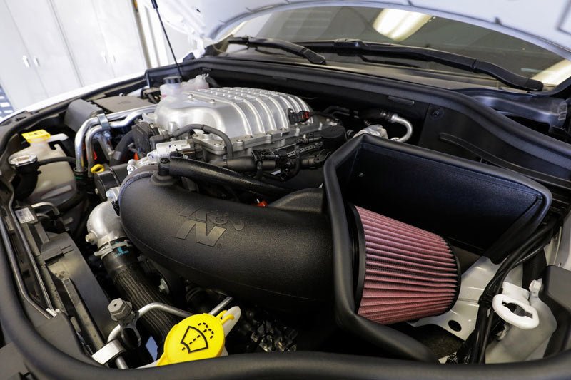 K&N Engineering - K&N 18-19 Jeep Grand Cherokee Trackhawk V8-6.2L F/I Aircharger Performance Intake - Demon Performance