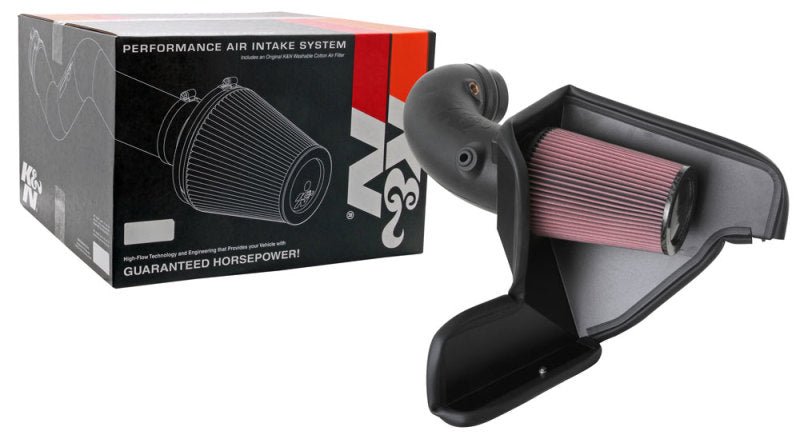 K&N Engineering - K&N 20 - 21 Ford Mustang GT500 5.2L V8 Aircharger Performance Intake - Demon Performance