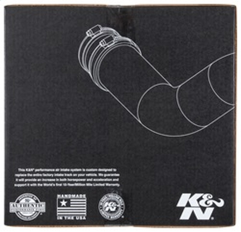 K&N Engineering - K&N 2015 Ford Mustang GT 5.0L V8 Black Performance Intake Kit - Demon Performance
