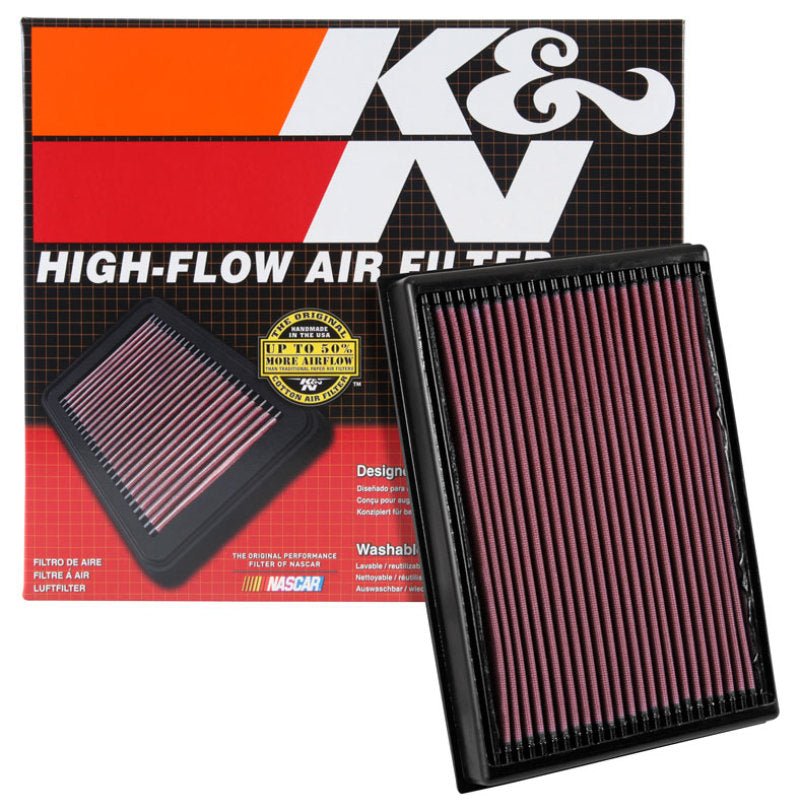 K&N Engineering - K&N 2016 Nissan Titan XD V8 - 5.0L Replacement Drop In Air Filter - Demon Performance