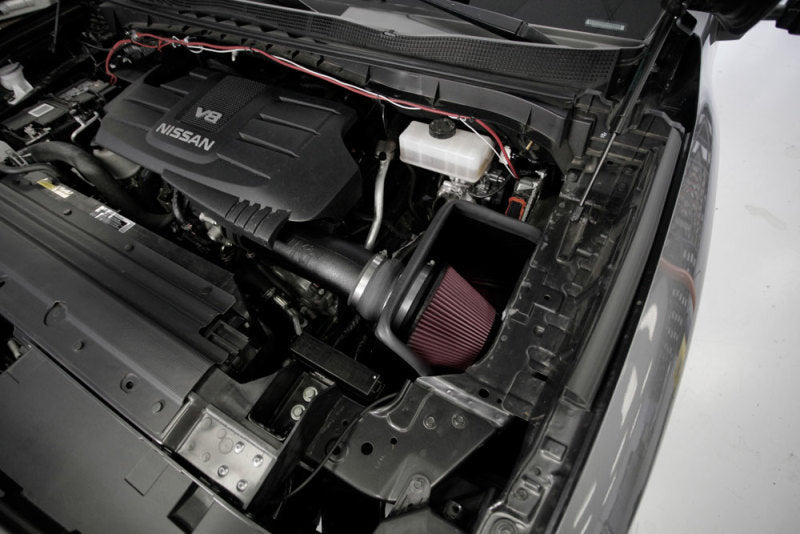 K&N Engineering - K&N 2017 Nissan Titan V8 - 5.6L F/I Aircharger Performance Intake - Demon Performance