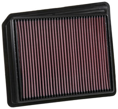 K&N Engineering - K&N 2017 Nissan Titan V8 - 5.6L F/I Drop In Replacement Air Filter - Demon Performance