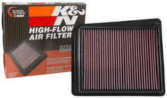 K&N Engineering - K&N 2017 Nissan Titan V8 - 5.6L F/I Drop In Replacement Air Filter - Demon Performance
