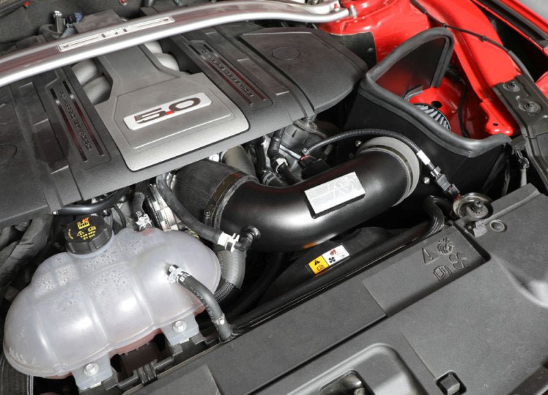 K&N Engineering - K&N 2018 Ford Mustang GT V8 5.0L F/I Performance Intake Kit - Demon Performance