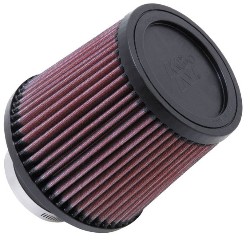 K&N Engineering - K&N Filter Universal Rubber Filter - Rd Tapered 3in Flange ID x 6in Base OD x 5in Top OD x 5.563in H - Demon Performance