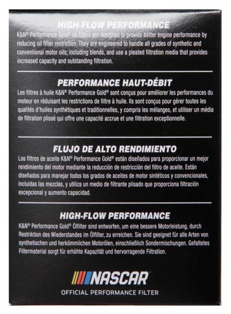 K&N Engineering - K&N Performance Oil Filter for 2010+ Mercedes Benz GLE350D 3.0L V6 DSL 2.75in OD x 3.625in H - Demon Performance
