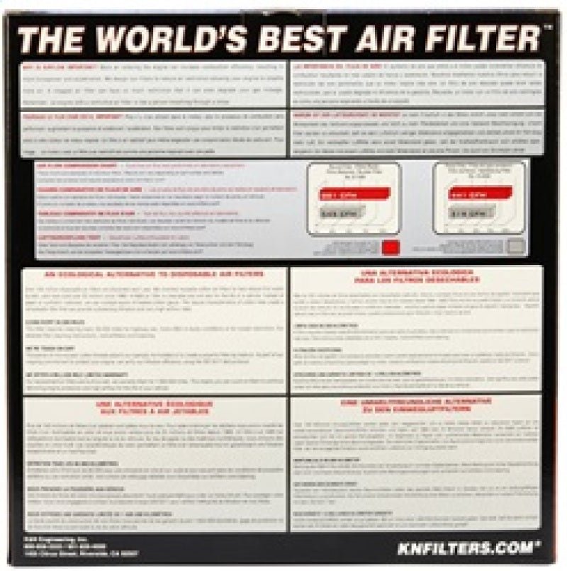 K&N Engineering - K&N Replacement Air Filter 12 - 13 Porsche 911 3.4L / 12 911 3.8L / 13 911 3.6L / 13 911 Carrera 3.8L - Demon Performance