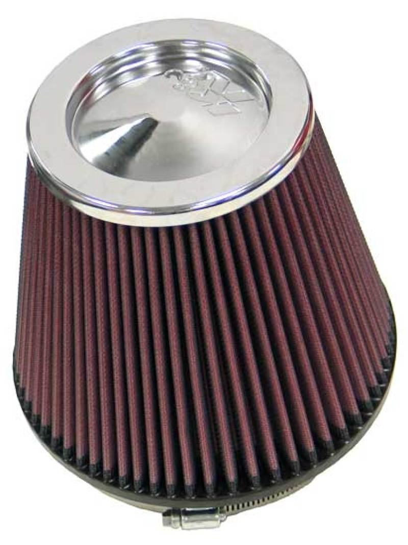 K&N Engineering - K&N Round Tapered Universal Air Filter 6in Flange ID x 7.5in Base OD x 5in Top OD x 6.5in Height - Demon Performance