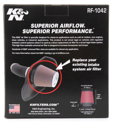 K&N Engineering - K&N Round Tapered Universal Air Filter 6in Flange ID x 7.5in Base OD x 5in Top OD x 6.5in Height - Demon Performance