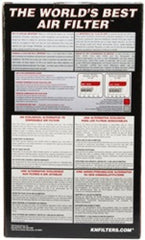 K&N Engineering - K&N Universal Air Filter - Round Tapered 3.5in Flange ID / 5.5in Base OD / 4.5in Top OD / 6.5in H - Demon Performance