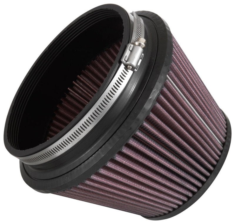K&N Engineering - K&N Universal CarbonFiber Filter 6in Flange / 7 - 1/2in OD - B / 5 - 1/8in OD - T / 5in H - Demon Performance