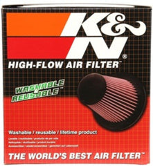K&N Engineering - K&N Universal CarbonFiber Filter 6in Flange / 7 - 1/2in OD - B / 5 - 1/8in OD - T / 5in H - Demon Performance