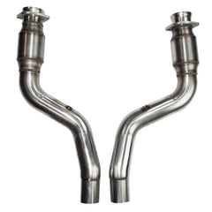 Kooks Headers - Kooks 05 - 13 Charger 5.7L 3in In x 2 1/2in Out GREEN Cat SS Conn. Pipes - Demon Performance