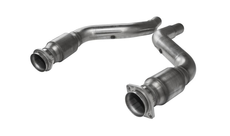Kooks Headers - Kooks 06 - 10 Charger SRT8 3in In x 2 3/4in Out GREEN Cat SS Conn. Pipes - Demon Performance