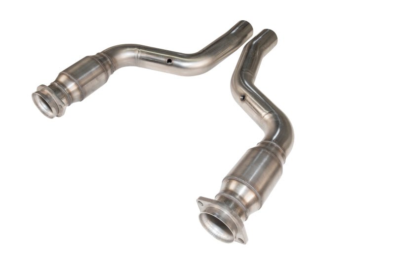 Kooks Headers - Kooks 06 - 10 Charger SRT8 3in In x 2 3/4in Out GREEN Cat SS Conn. Pipes - Demon Performance