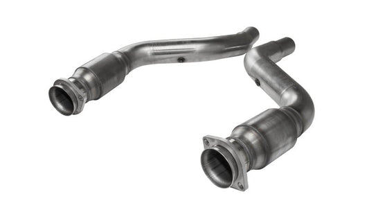 Kooks Headers - Kooks 06 - 10 Charger SRT8 3in In x 2 3/4in Out GREEN Cat SS Conn. Pipes - Demon Performance