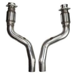 Kooks Headers - Kooks 06 - 10 Dodge Charger SRT8 3in In x 3in Out GREEN Cat SS Conn. Pipes - Demon Performance
