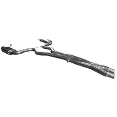 Kooks Headers - Kooks 15+ Mustang 5.0L 4V Convertible 3in Cat - Back w/ X - Pipe 4in Slash Cut Polished Tips Exhaust - Demon Performance