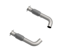 Kooks Headers - Kooks 2015 Ford Mustang GT 3in GREEN Cat Dual Conn. Pipes that go to OEM Out. SS - Demon Performance